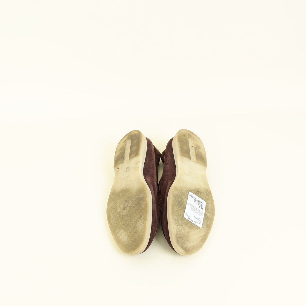 Loro Piana Chocolate Suede Summer Walk Loafer 40.5