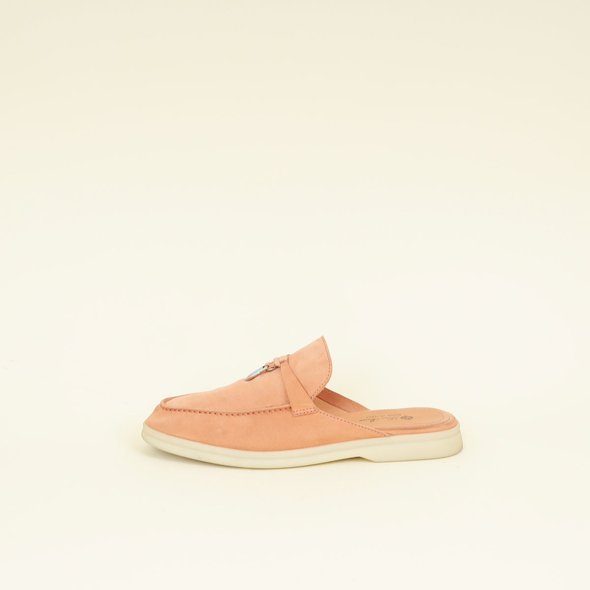 Loro Piana Himalayan Salt Summer Charms Walk Babouche Loafer 40