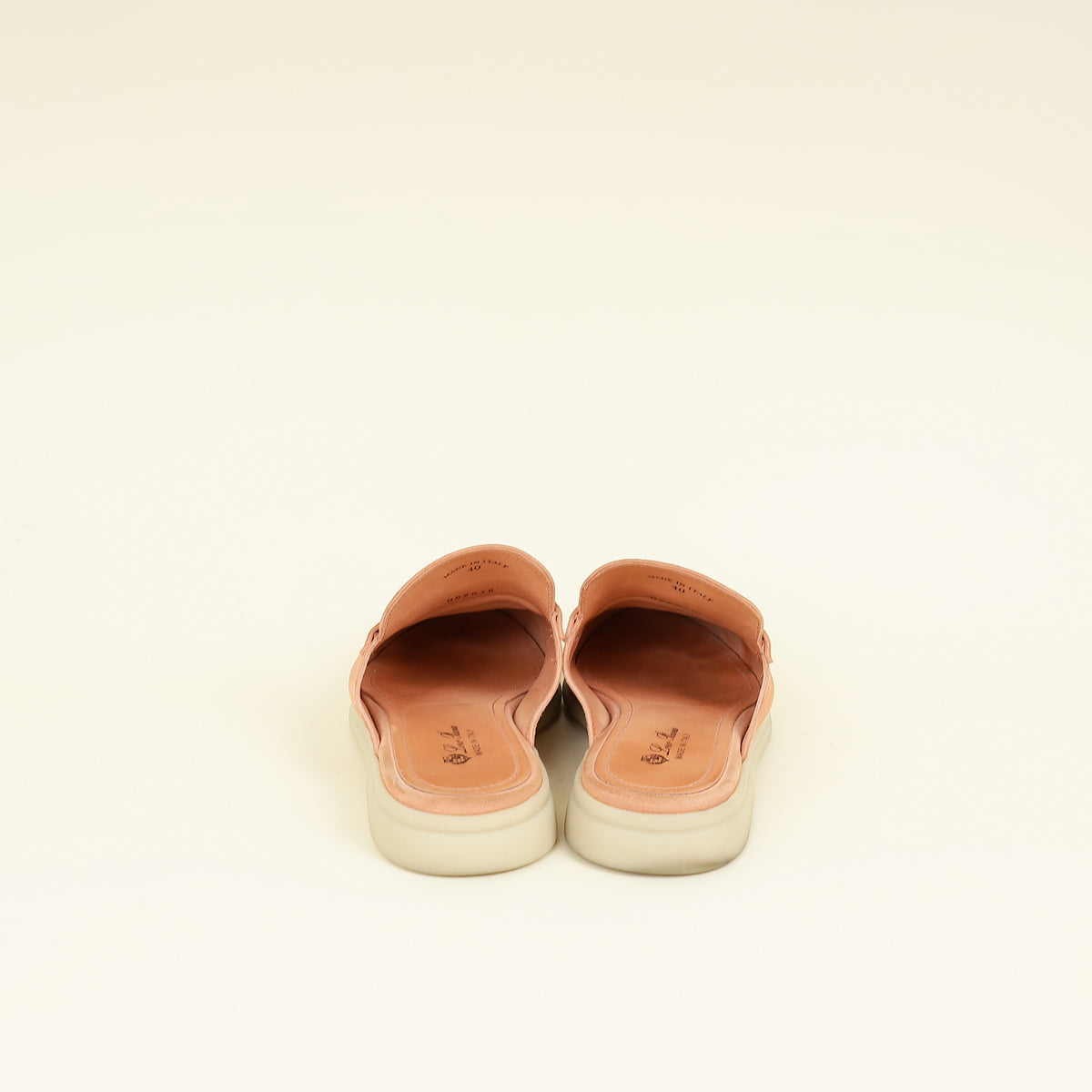 Loro Piana Himalayan Salt Summer Charms Walk Babouche Loafer 40