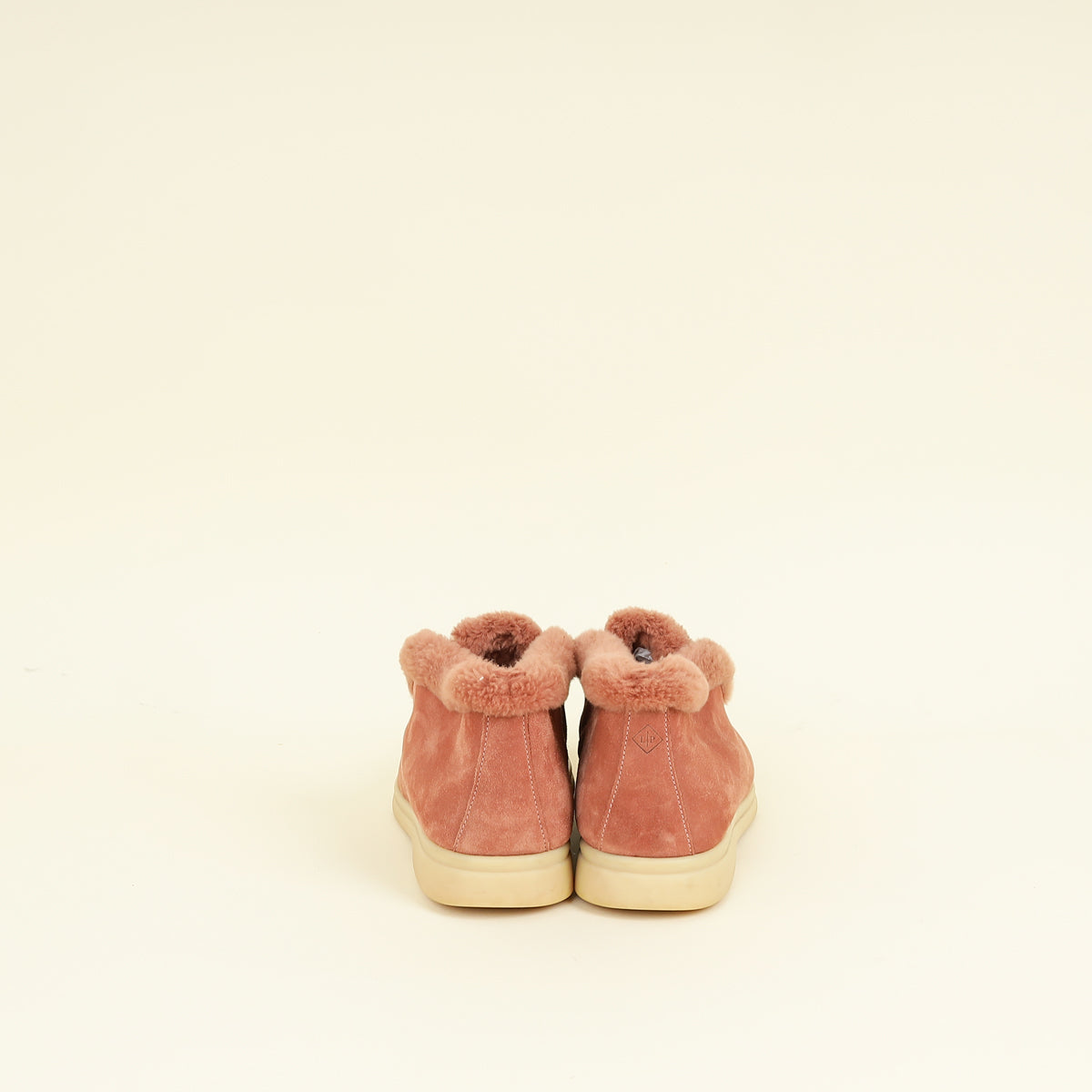 Loro Piana Soebet Pink Open Walk Ankle Boot w/Beaver Fur 40