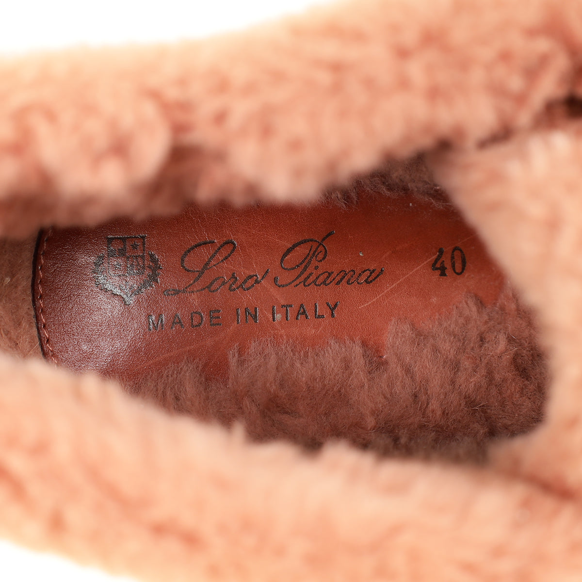 Loro Piana Soebet Pink Open Walk Ankle Boot w/Beaver Fur 40