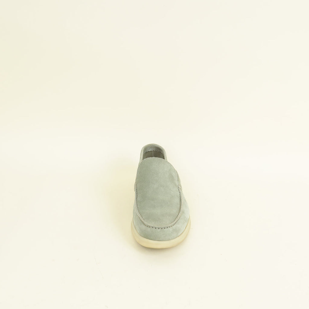 Loro Piana Shamrock Summer Walk Suede Loafer 41.5