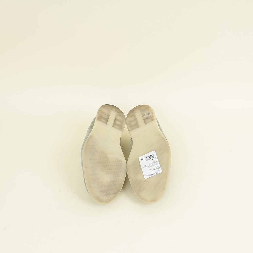 Loro Piana Shamrock Summer Walk Suede Loafer 41.5
