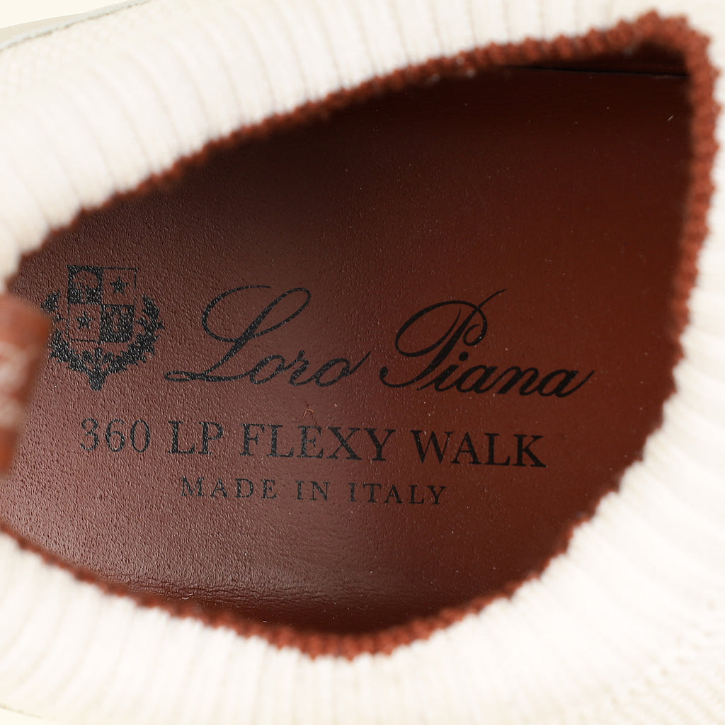 Loro Piana Cream 360 LP Flexy Walk Sneaker 41