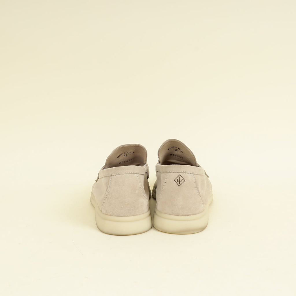Loro Piana Pearl Powder Summer Charms Walk Loafer 42