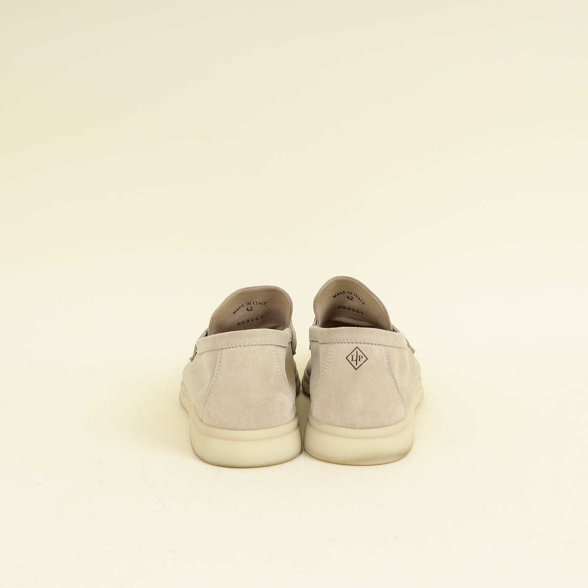 Loro Piana Pearl Powder Summer Charms Walk Loafer 42