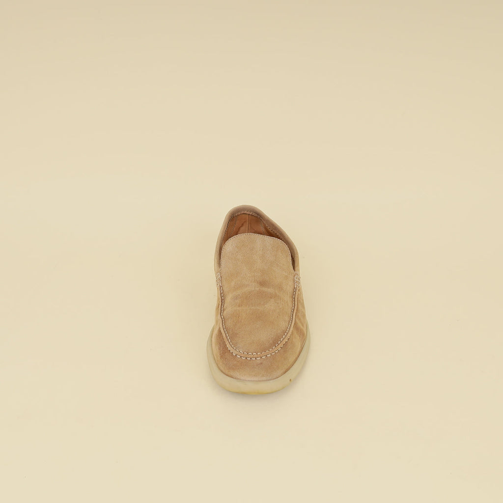 Loro Piana Sand Summer Walk Loafers 45