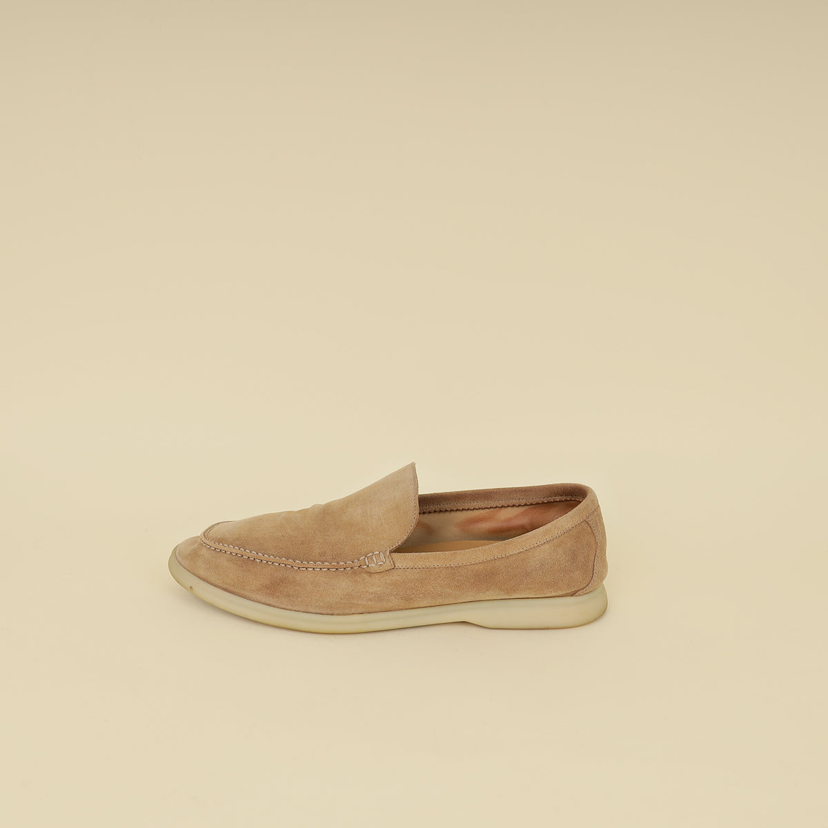 Loro Piana Sand Summer Walk Loafers 45