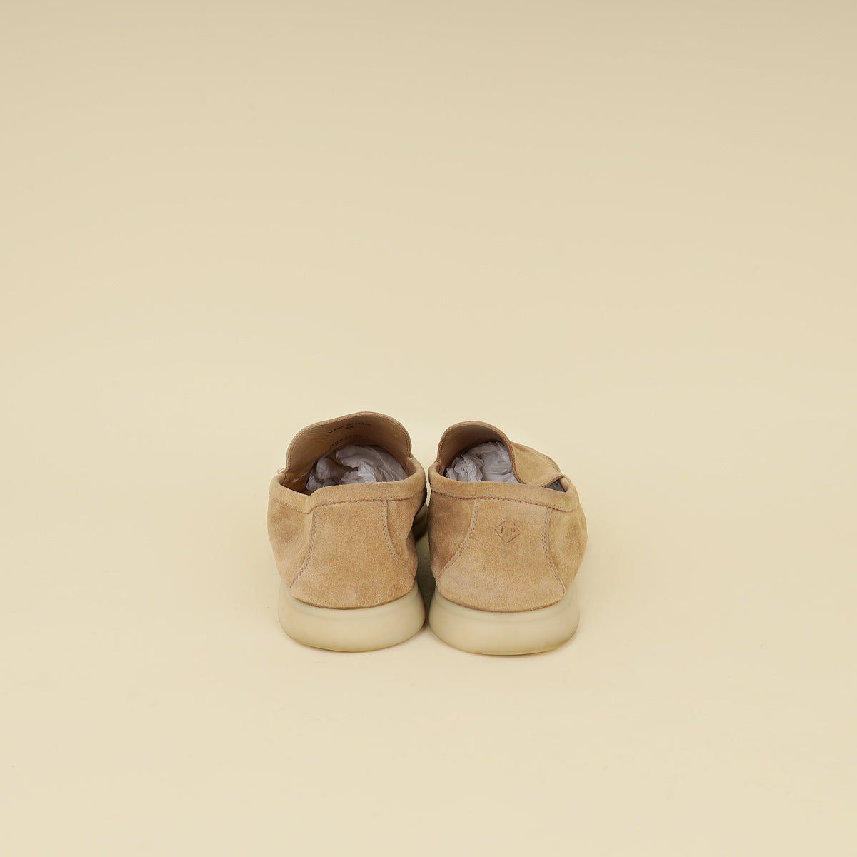 Loro Piana Sand Summer Walk Loafers 45