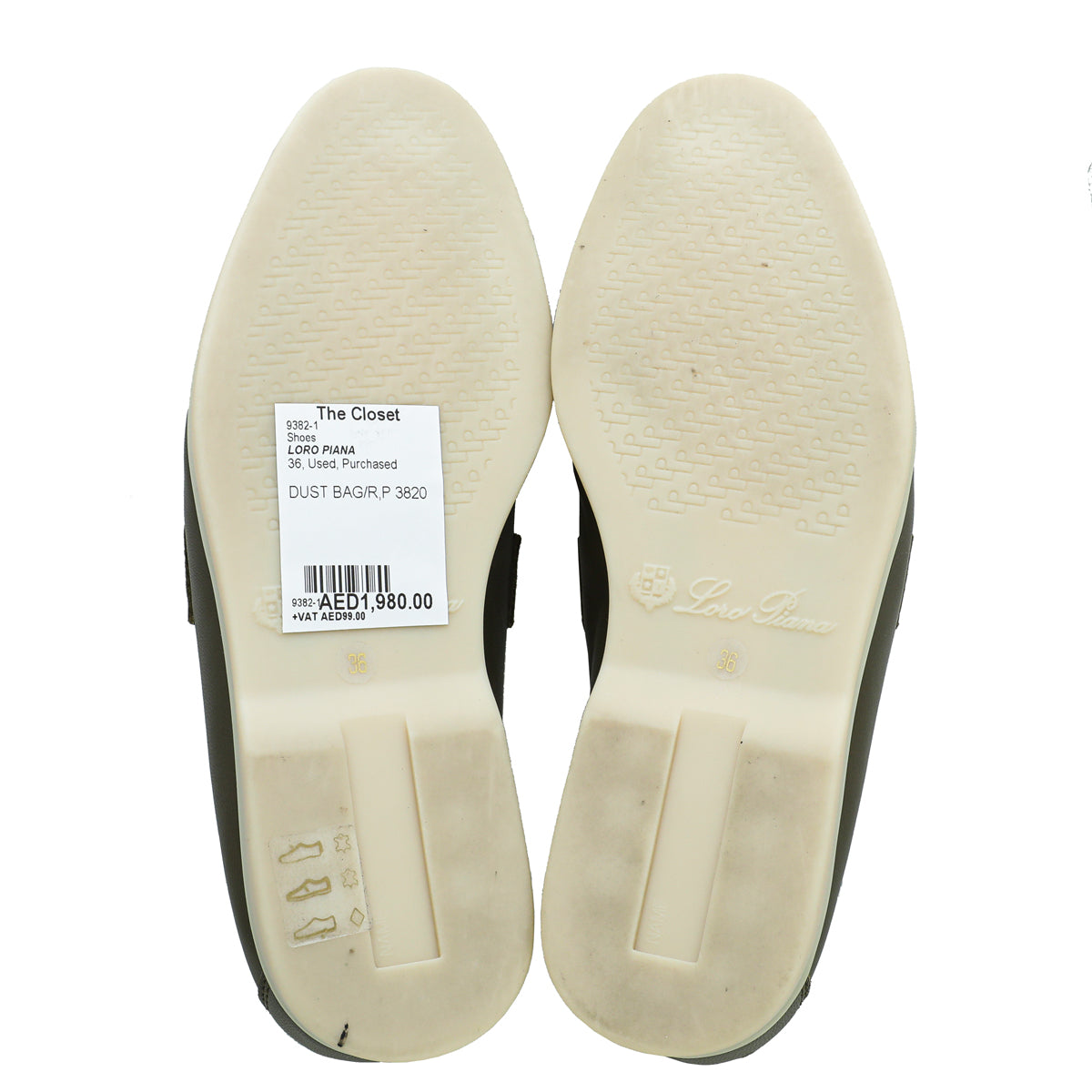 Loro Piana Olive Leaf Summer Charm Embroidered Walk Loafer 36