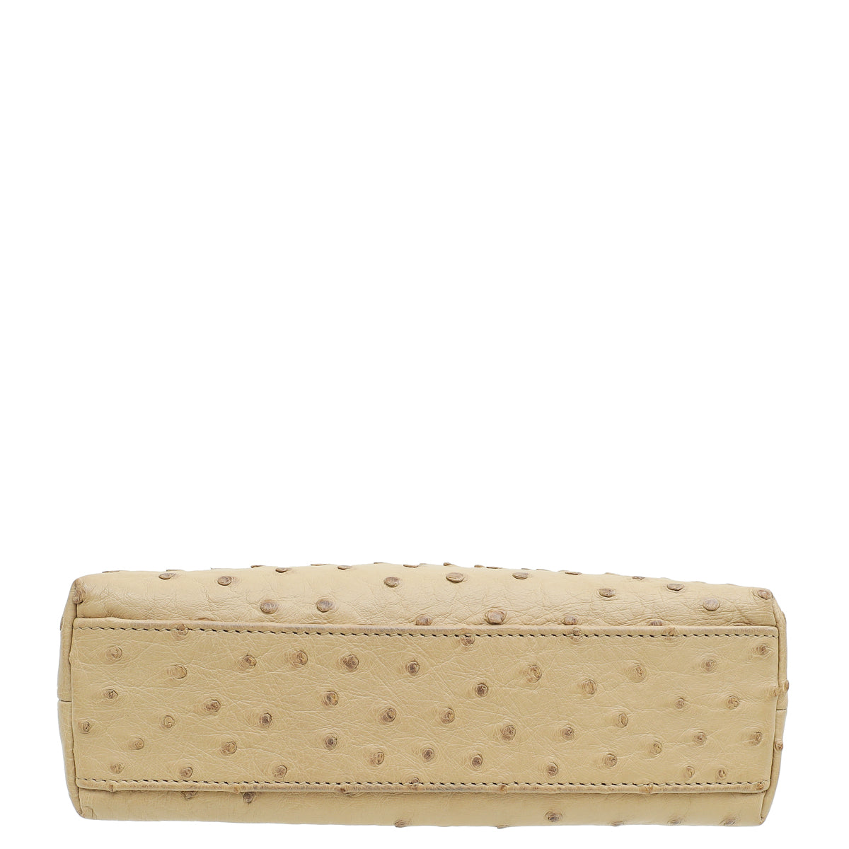 Loro Piana Beige Ostrich L19 Extra Pouch