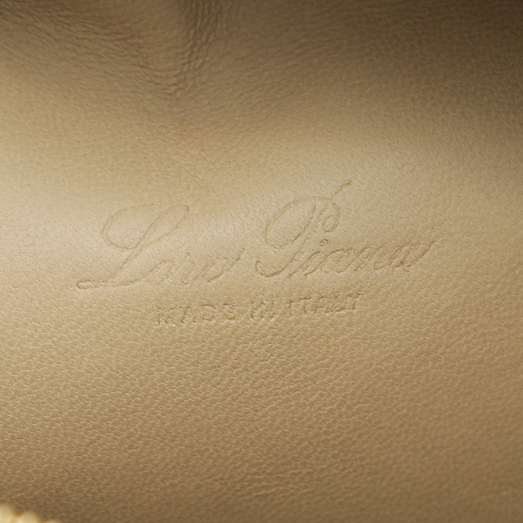 Loro Piana Beige Ostrich L19 Extra Pouch