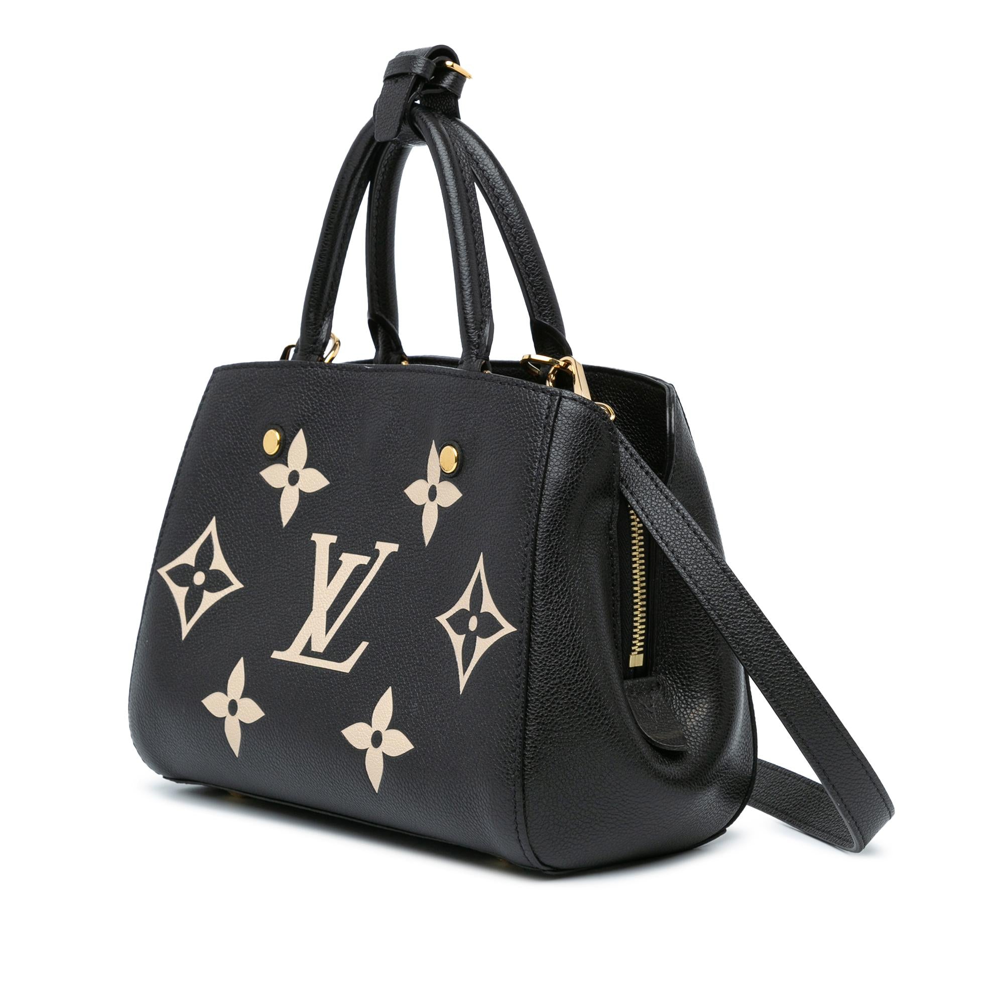 Louis Vuitton Bicolor Monogram Empreinte Giant Montaigne BB (SHG-9GwO0U)