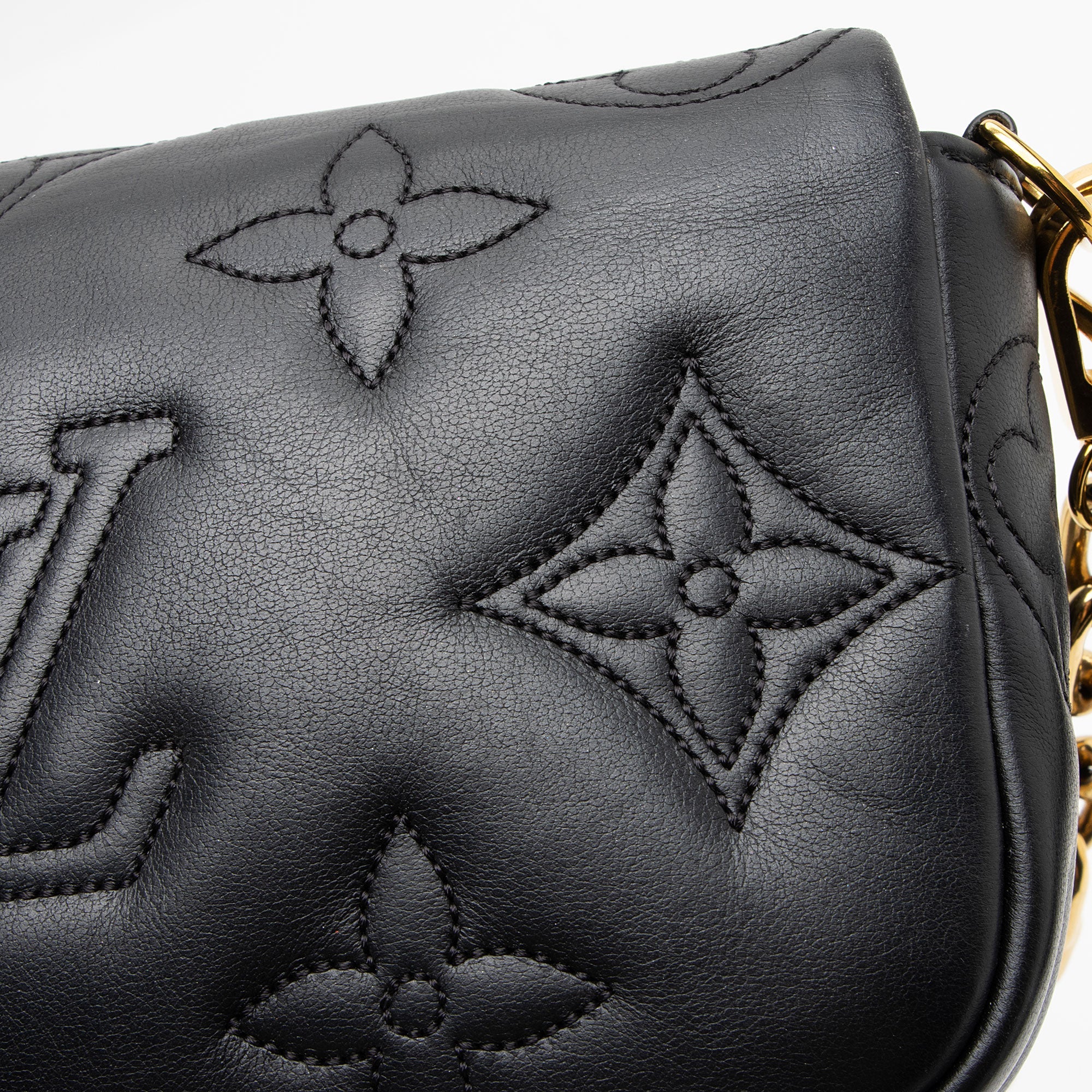 Louis Vuitton Bubblegram Calfskin Wallet on Strap