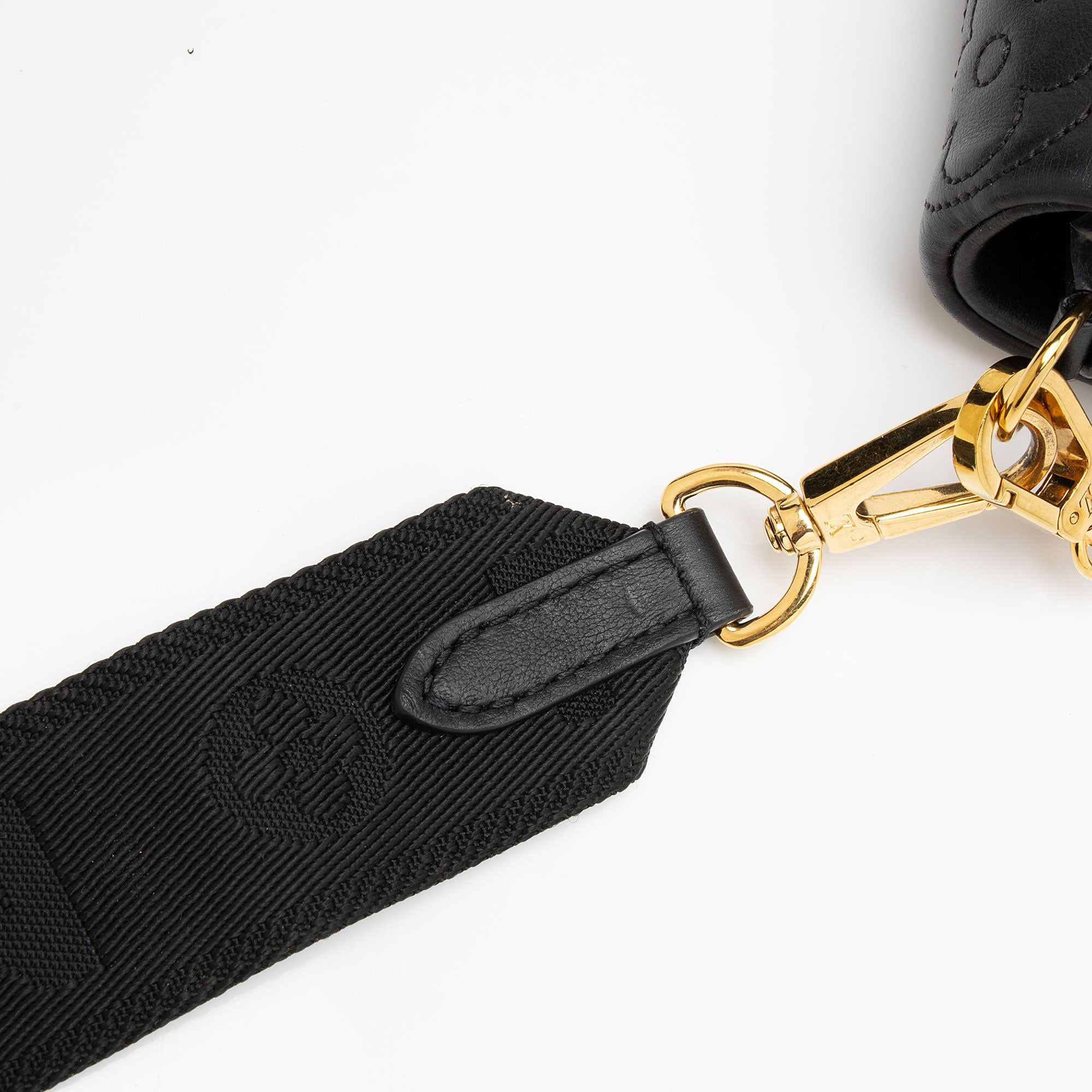 Louis Vuitton Bubblegram Calfskin Wallet on Strap