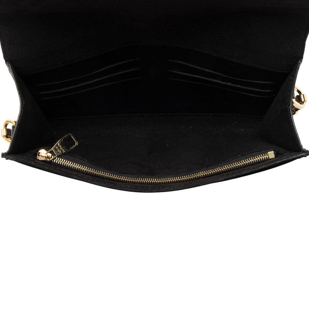 Louis Vuitton Calfskin Chain Louise Shoulder Bag