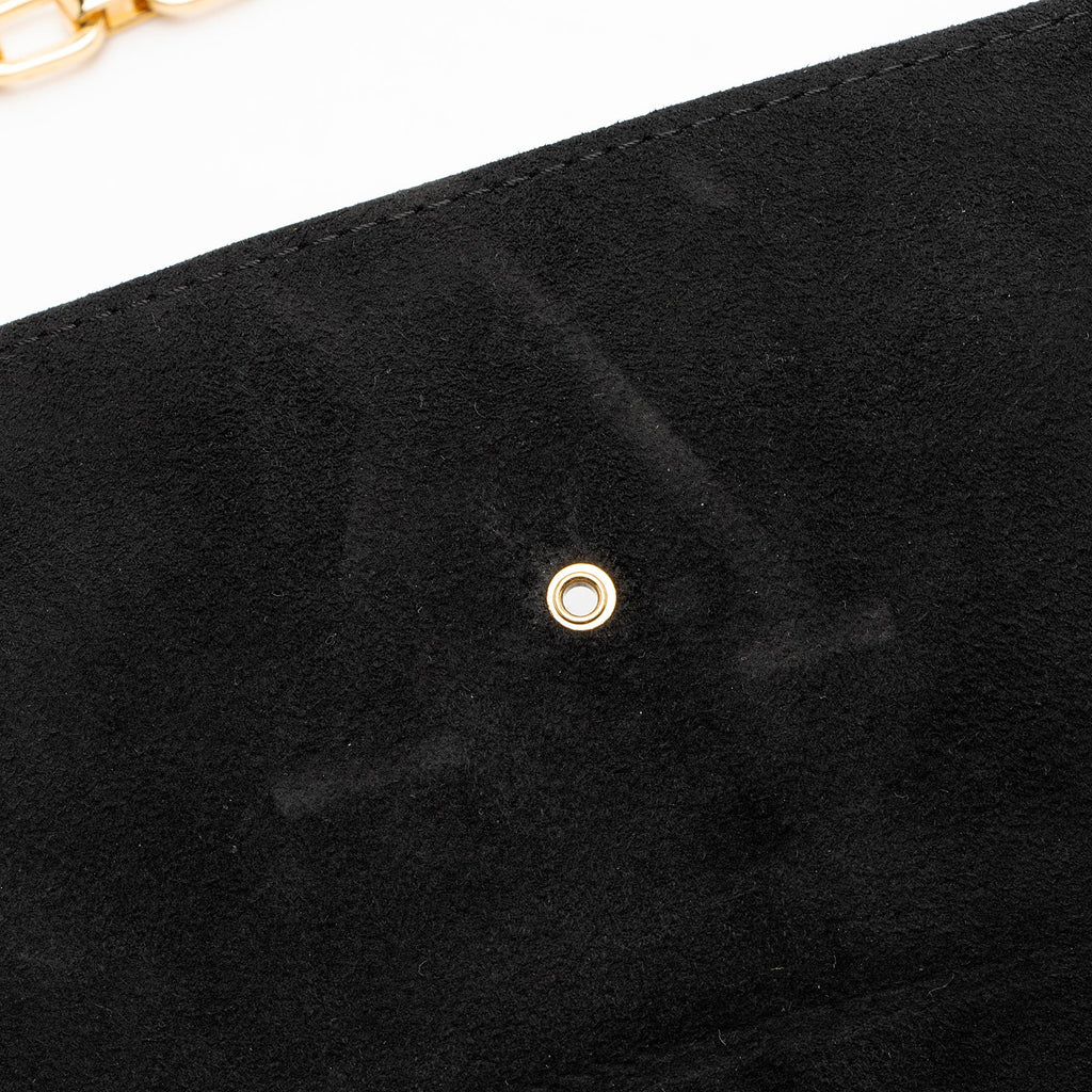 Louis Vuitton Calfskin Chain Louise Shoulder Bag