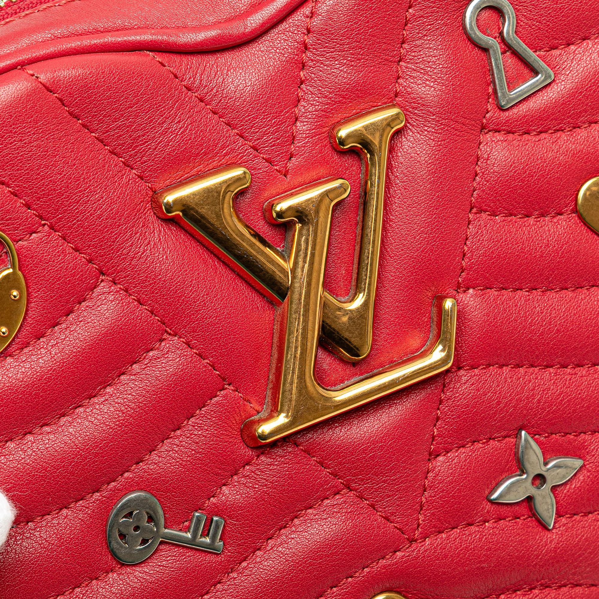 Louis Vuitton Calfskin Embellished New Wave Love Lock Crossbody