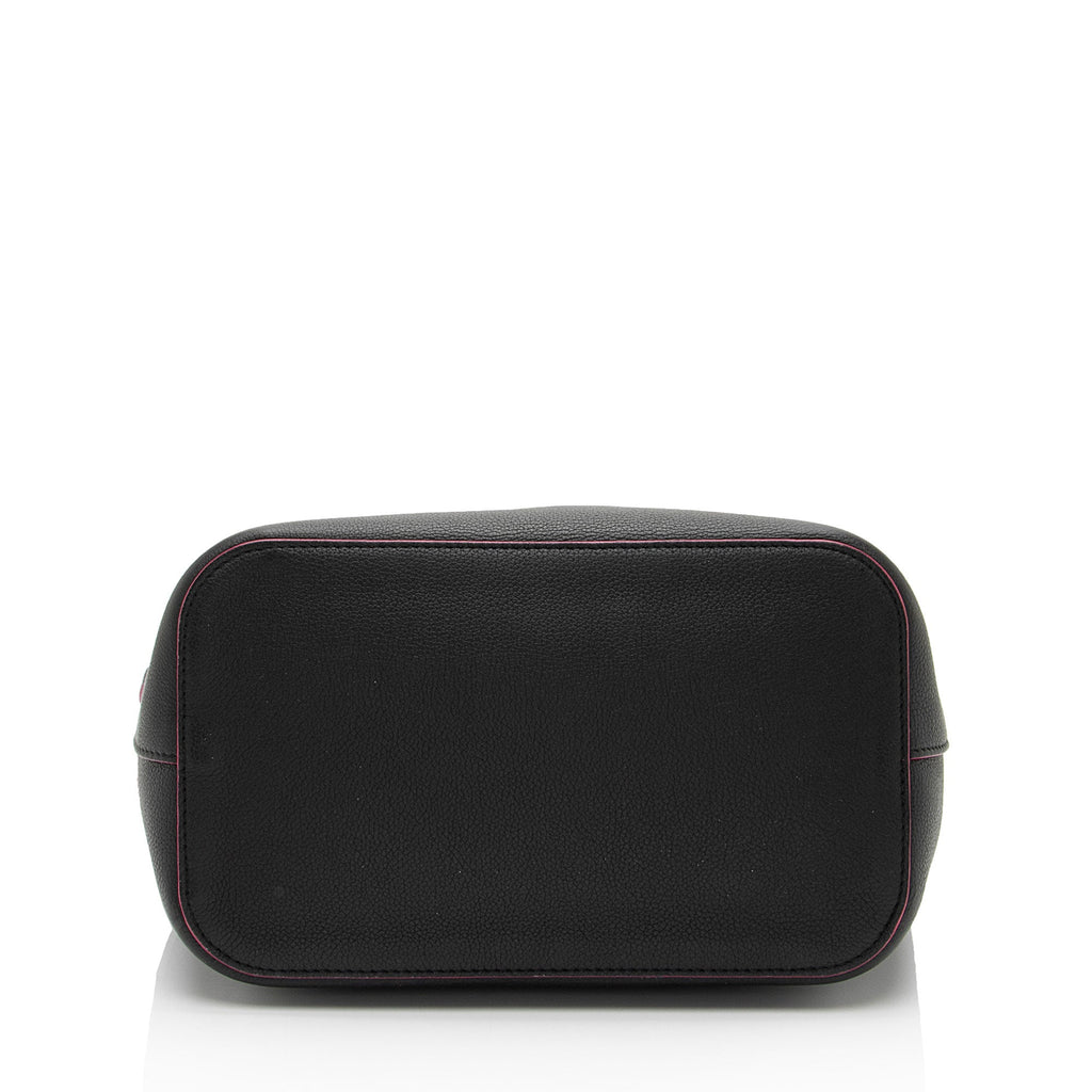 Louis Vuitton Calfskin Lockme Bucket Bag