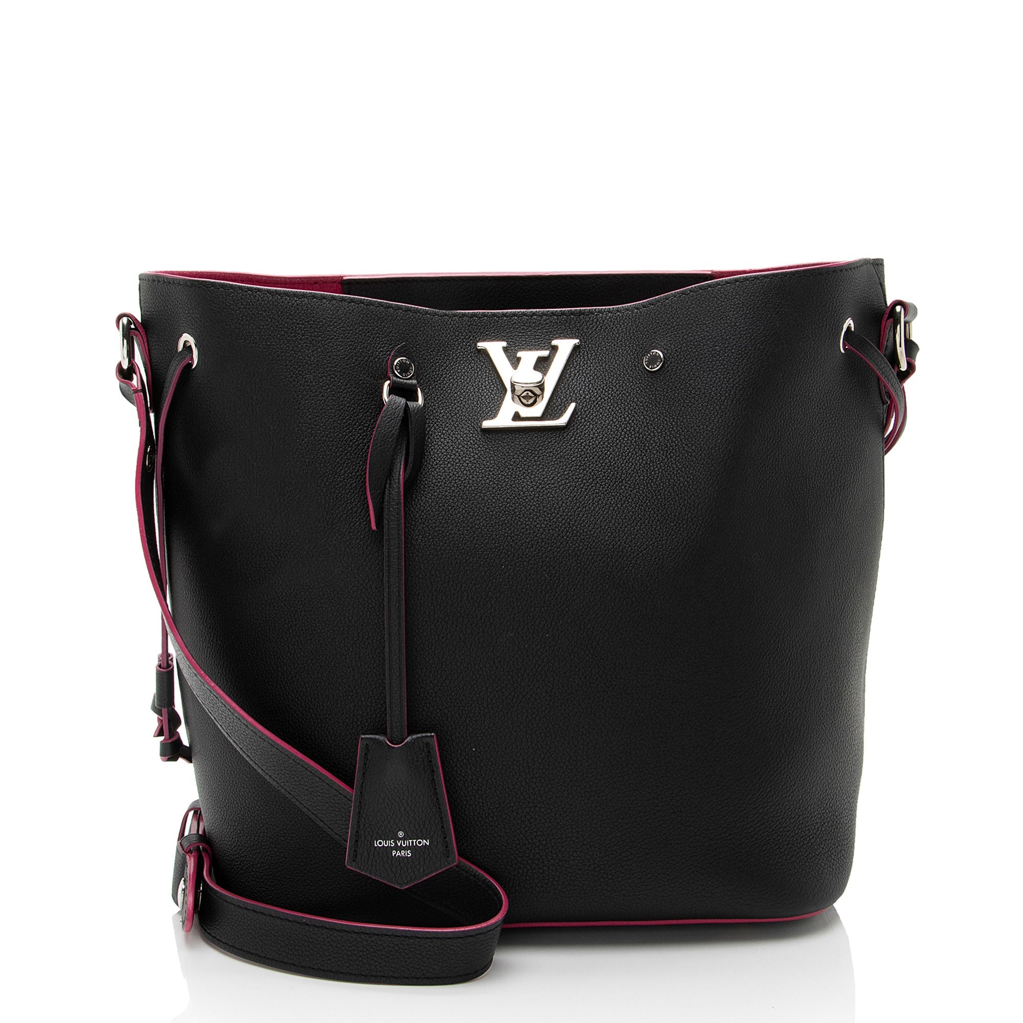 Louis Vuitton Calfskin Lockme Bucket Bag