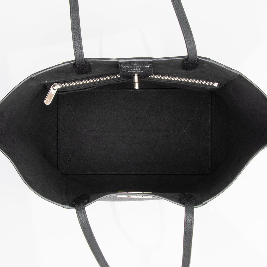Louis Vuitton Calfskin Lockme Cabas Tote (SHF-23612)
