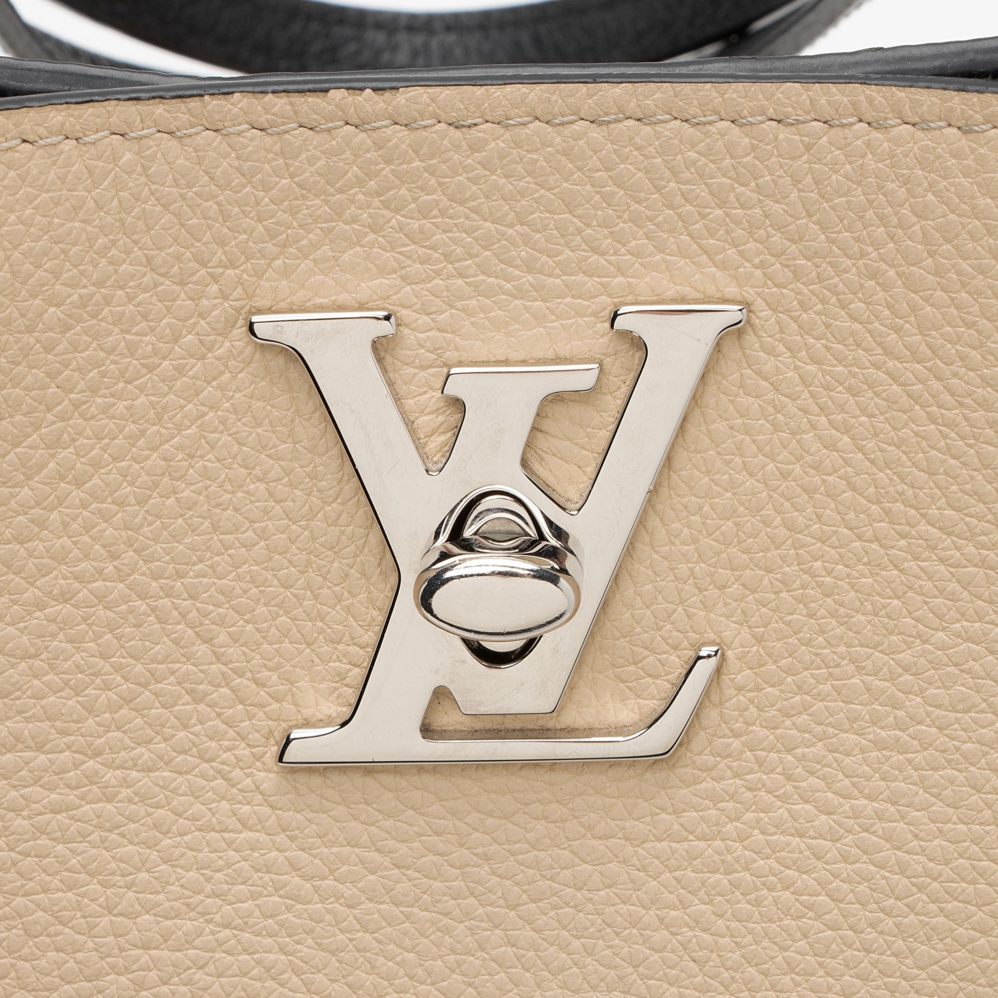Louis Vuitton Calfskin Lockme Cabas Tote (SHF-pDcHNY)