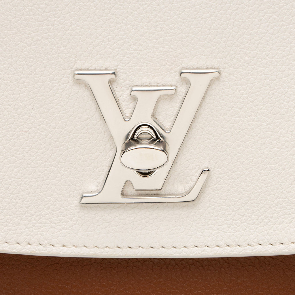 Louis Vuitton Calfskin Lockme Ever MM Top Handle
