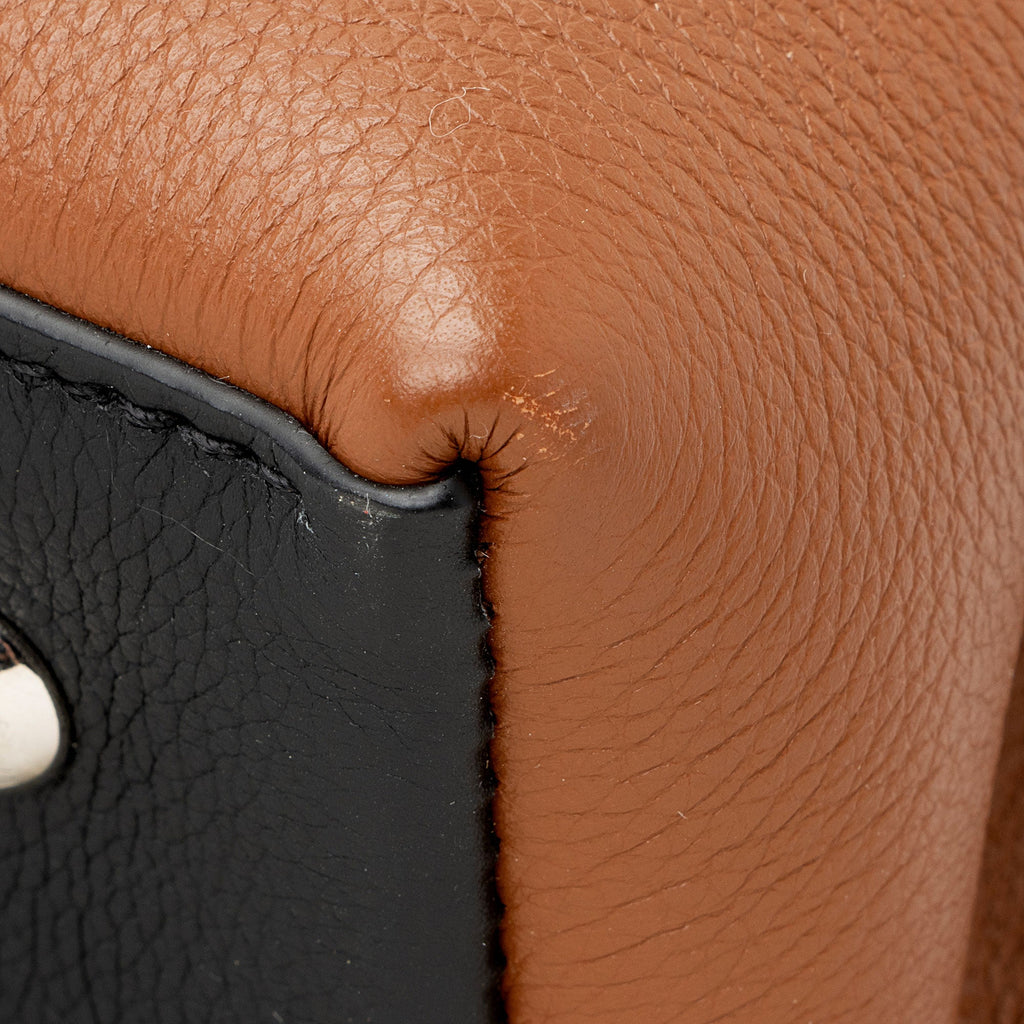 Louis Vuitton Calfskin Lockme Ever MM Top Handle