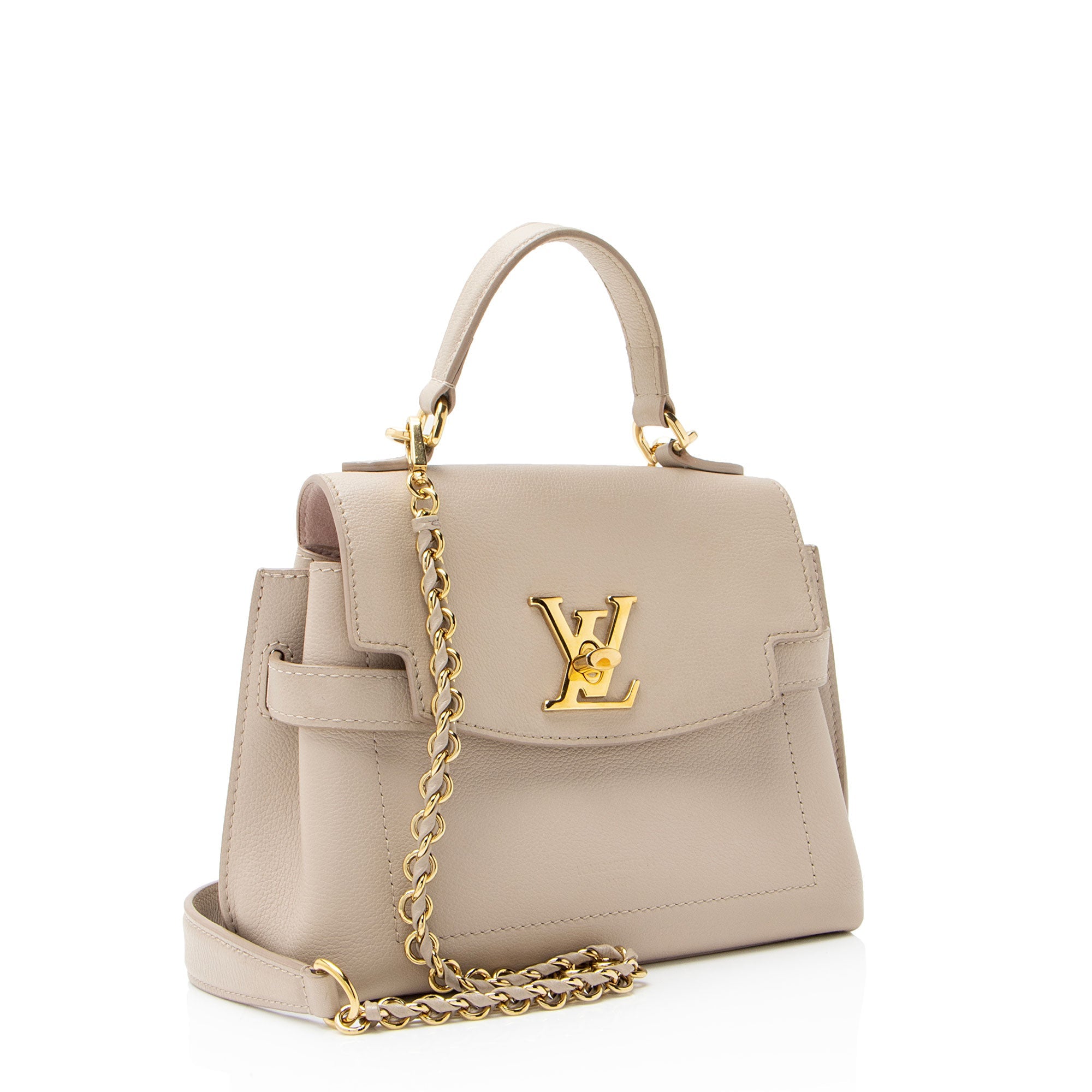 Louis Vuitton Calfskin Lockme Ever Mini Top Handle