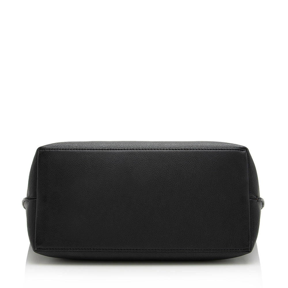 Louis Vuitton Calfskin Lockme Go Tote (SHF-22923)