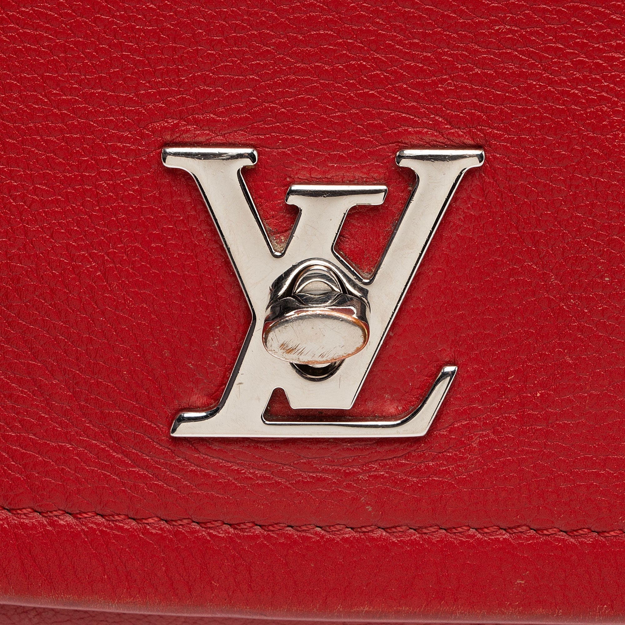 Louis Vuitton Calfskin Lockme II BB Shoulder Bag (SHF-Qca0YX)