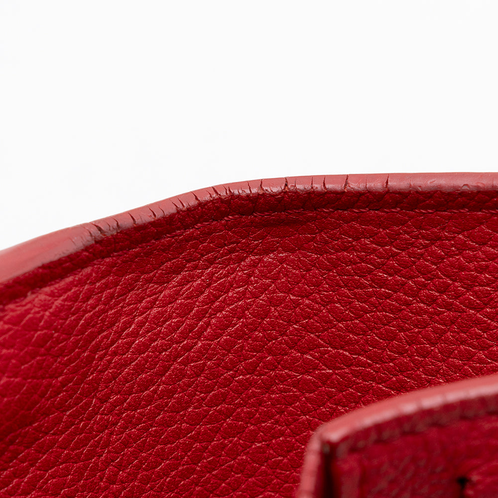 Louis Vuitton Calfskin Lockme II Compact Wallet (SHF-21658)