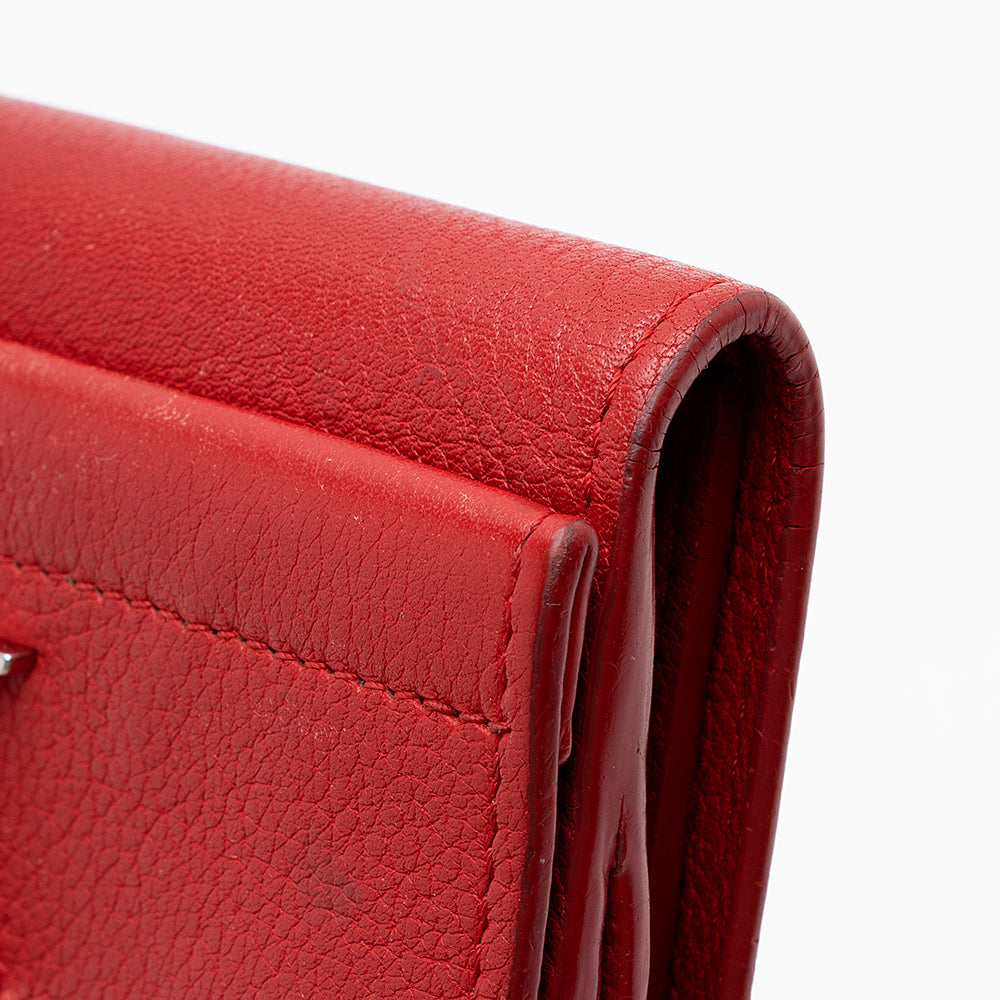 Louis Vuitton Calfskin Lockme II Compact Wallet (SHF-21658)