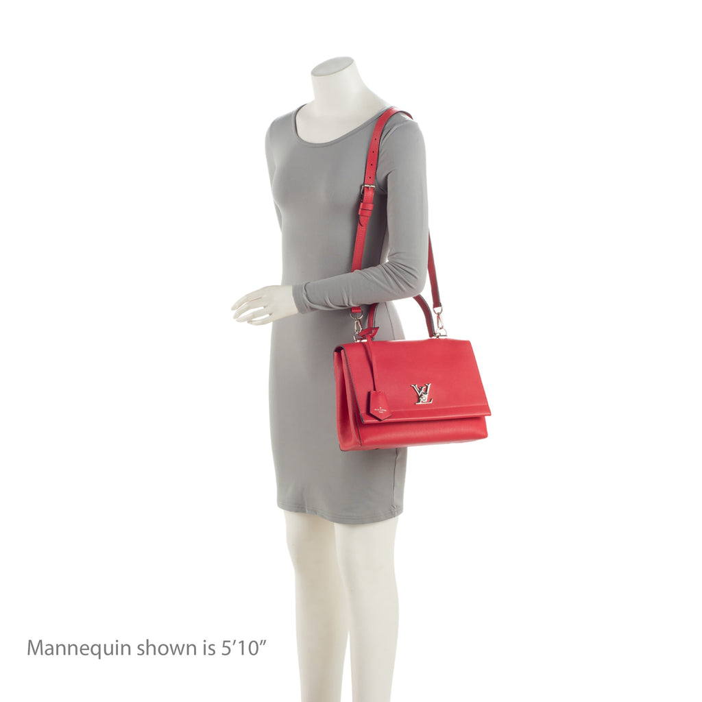 Louis Vuitton Calfskin Lockme II Satchel (SHF-0LzCcY)