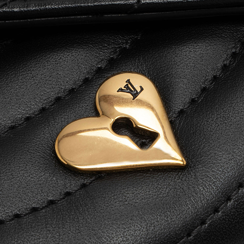 Louis Vuitton Calfskin Love Lock New Wave Long Wallet (SHF-EBv76D)
