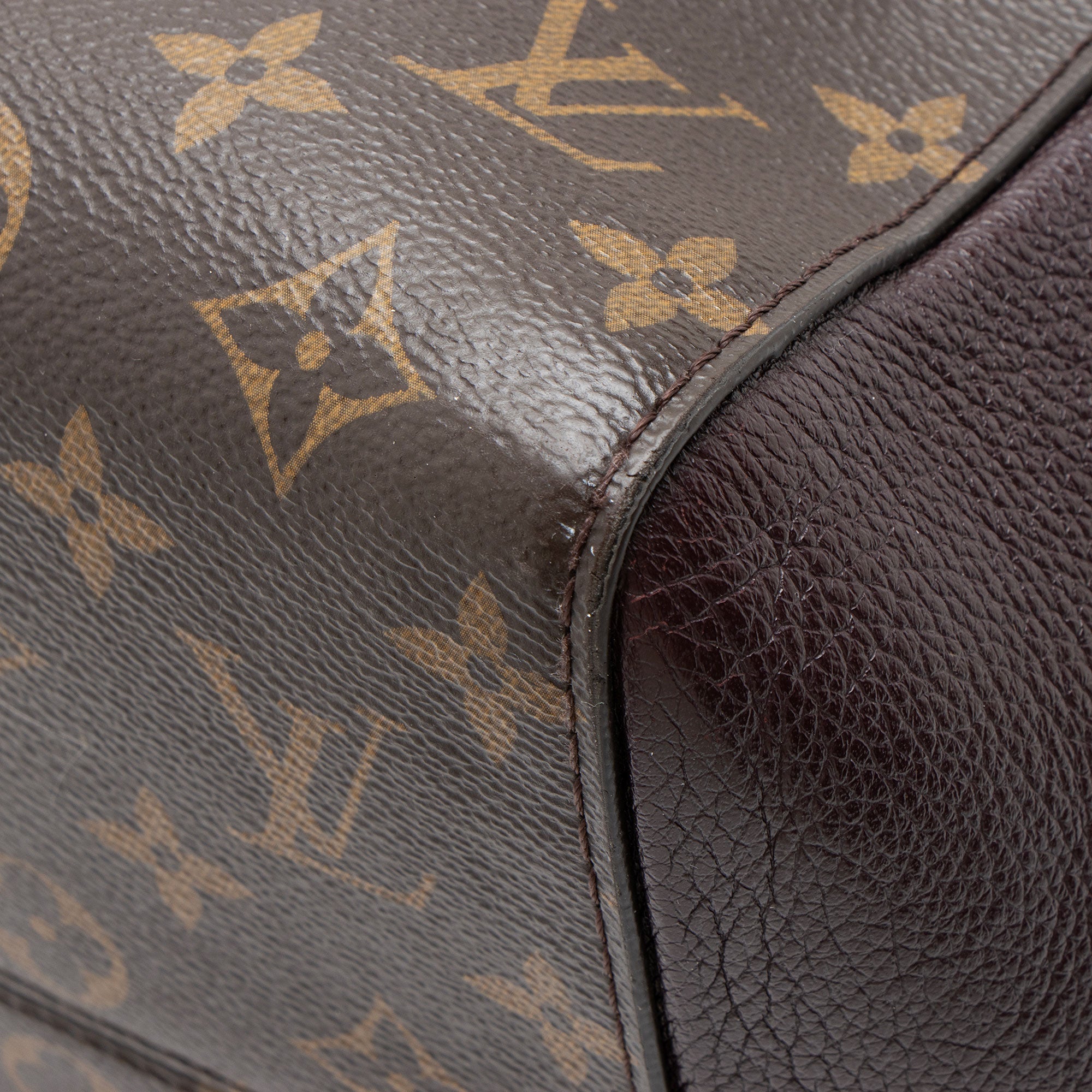 Louis Vuitton Calfskin Monogram Canvas Fold Tote MM