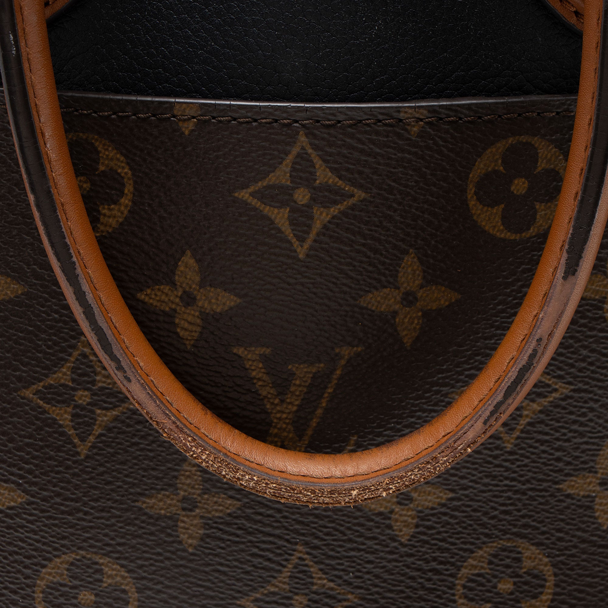 Louis Vuitton Calfskin Monogram Canvas Fold Tote MM