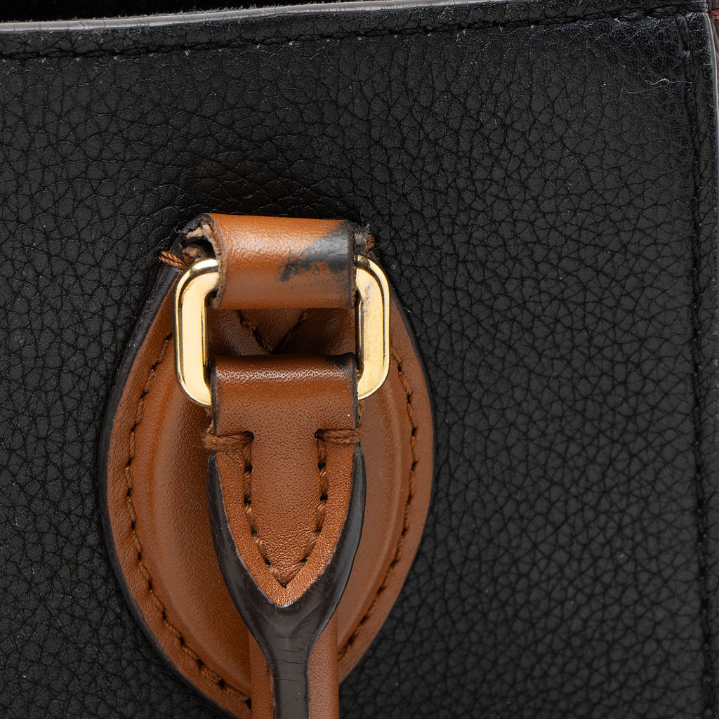 Louis Vuitton Calfskin Monogram Canvas Fold Tote MM