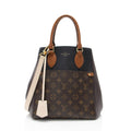 Louis Vuitton Calfskin Monogram Canvas Fold Tote MM