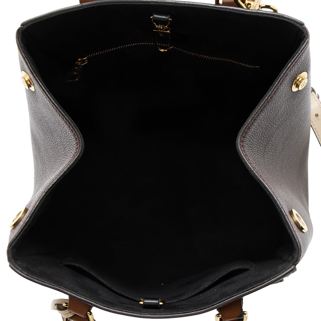 Louis Vuitton Calfskin Monogram Canvas Fold Tote MM
