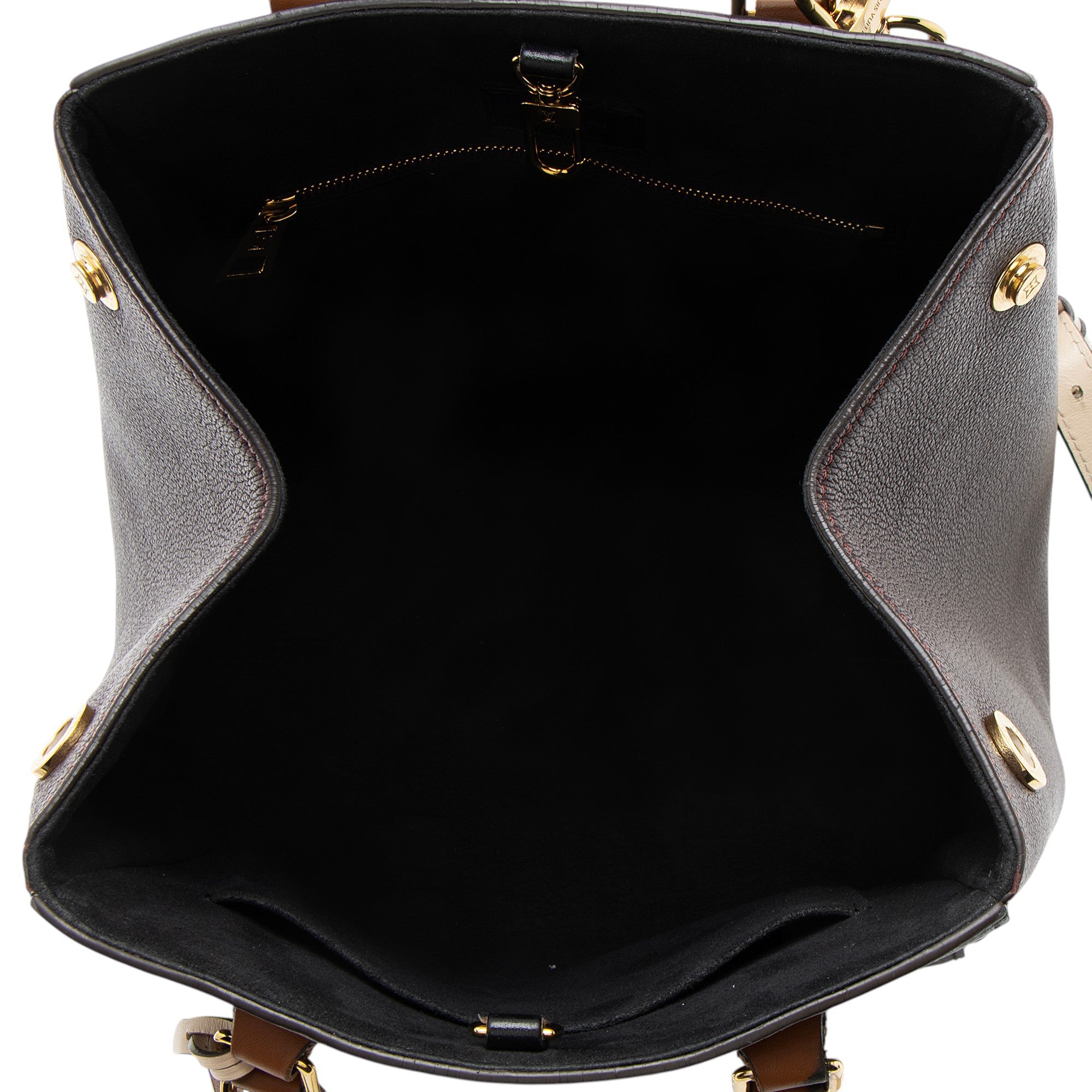 Louis Vuitton Calfskin Monogram Canvas Fold Tote MM