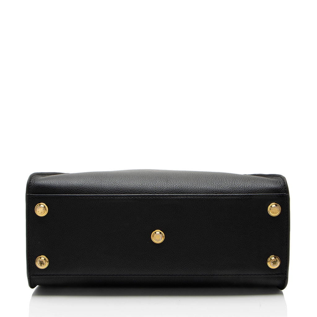 Louis Vuitton Calfskin Monogram Canvas On My Side MM Tote