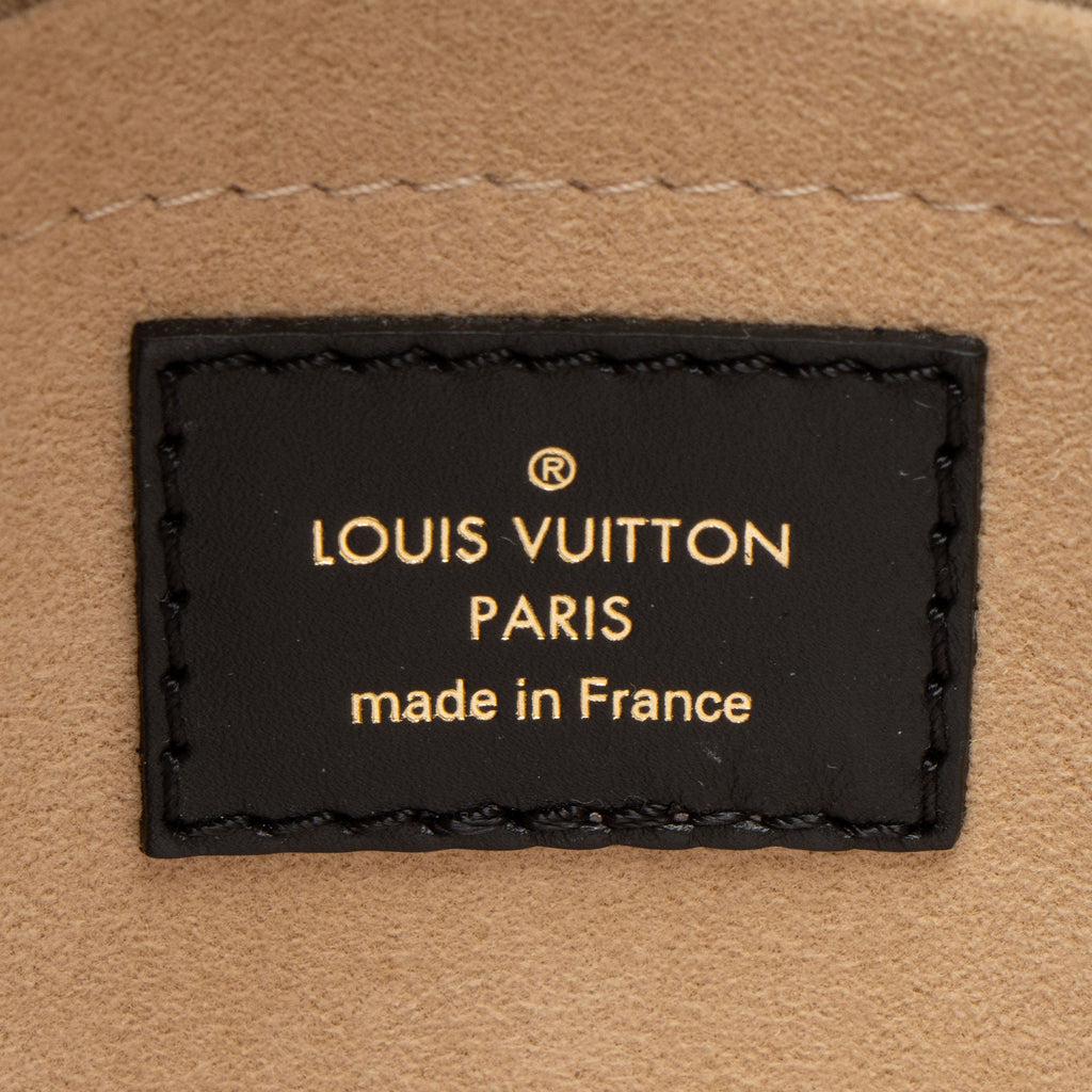 Louis Vuitton Calfskin Monogram Canvas On My Side MM Tote