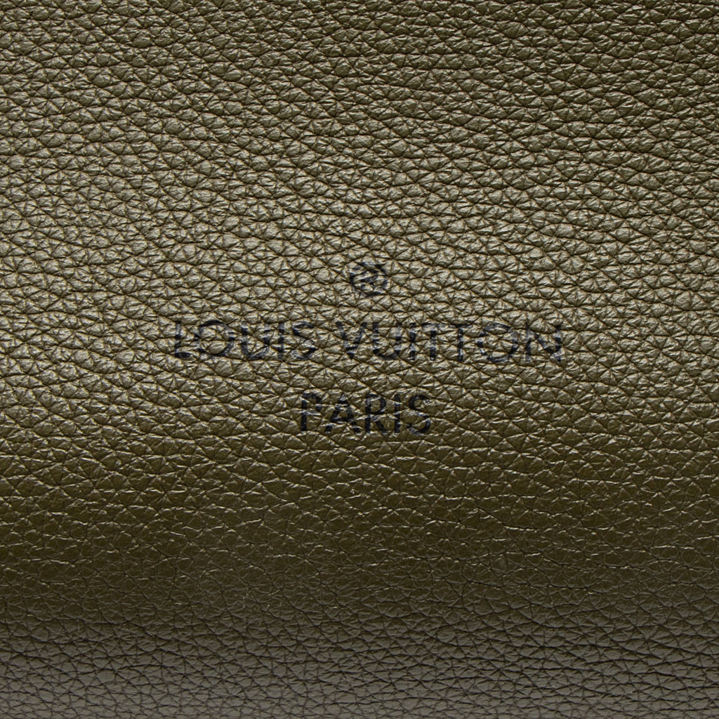 Louis Vuitton Calfskin Monogram Canvas On My Side MM Tote