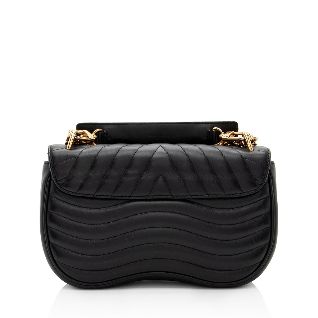 Louis Vuitton Calfskin New Wave Chain MM Shoulder Bag