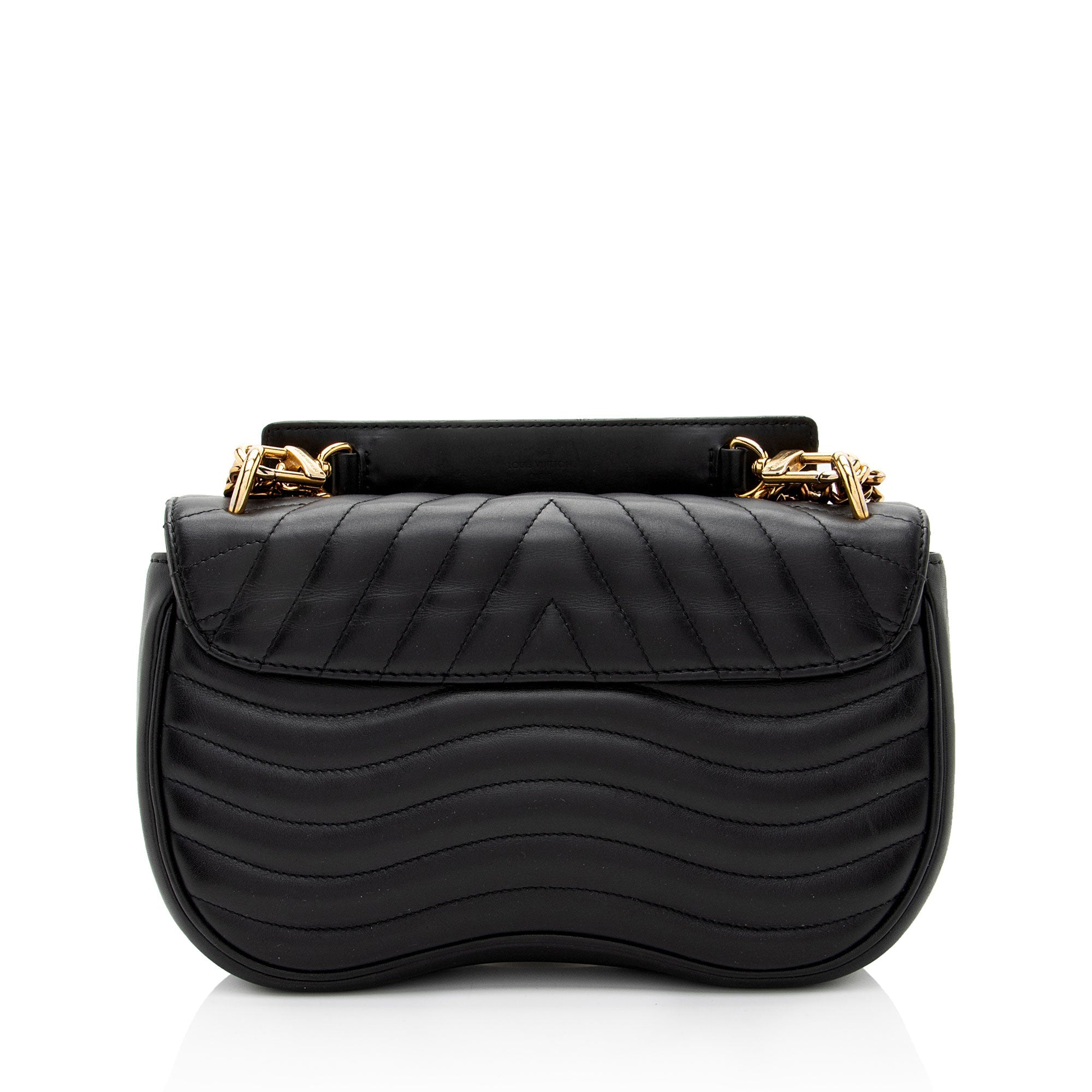 Louis Vuitton Calfskin New Wave Chain MM Shoulder Bag