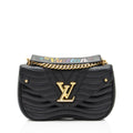 Louis Vuitton Calfskin New Wave Chain MM Shoulder Bag