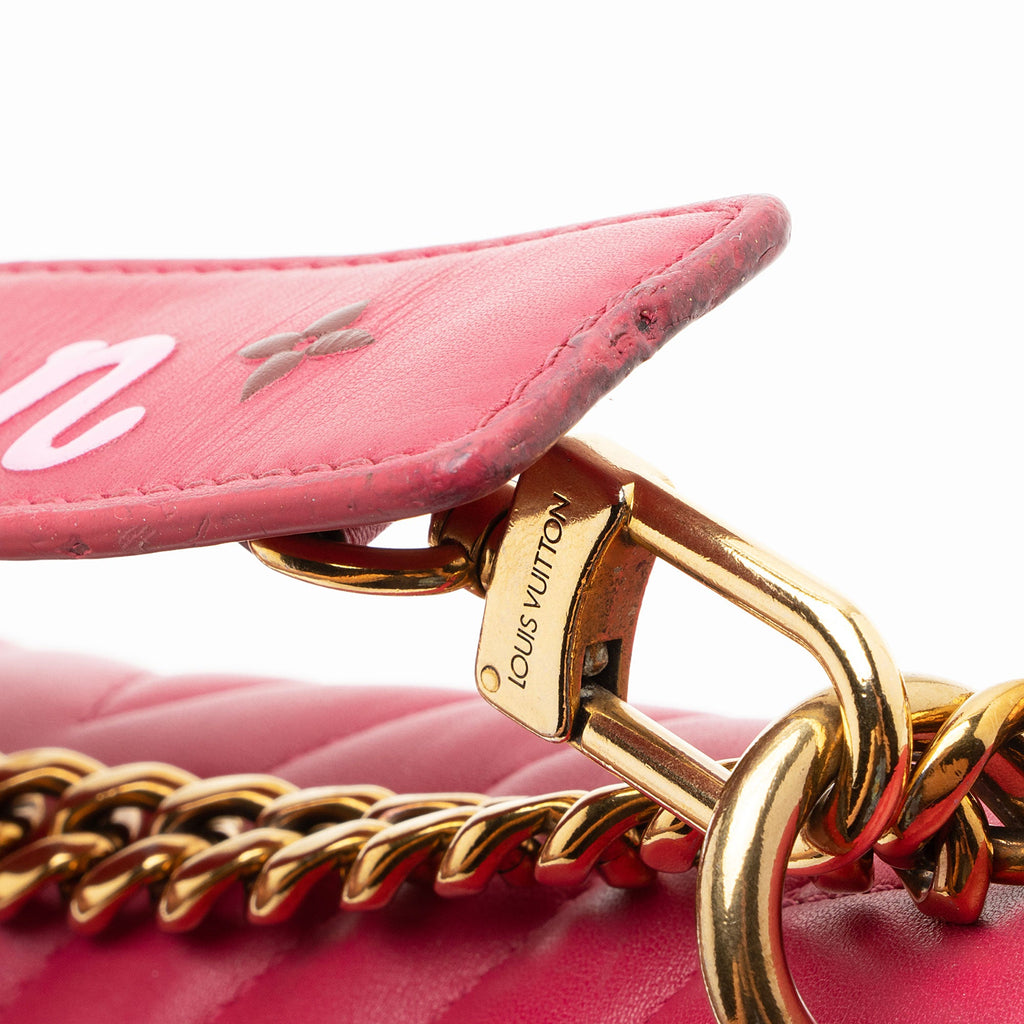 Louis Vuitton Calfskin New Wave Chain MM Shoulder Bag