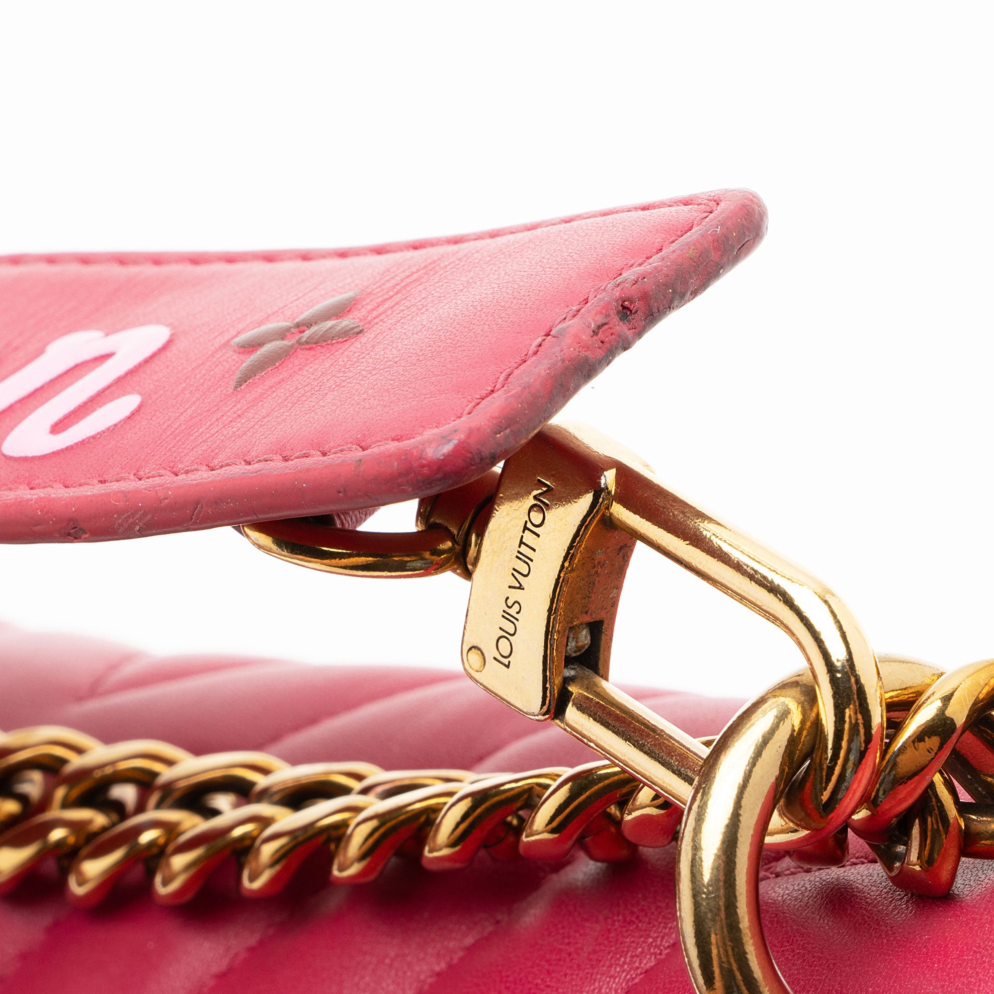 Louis Vuitton Calfskin New Wave Chain MM Shoulder Bag