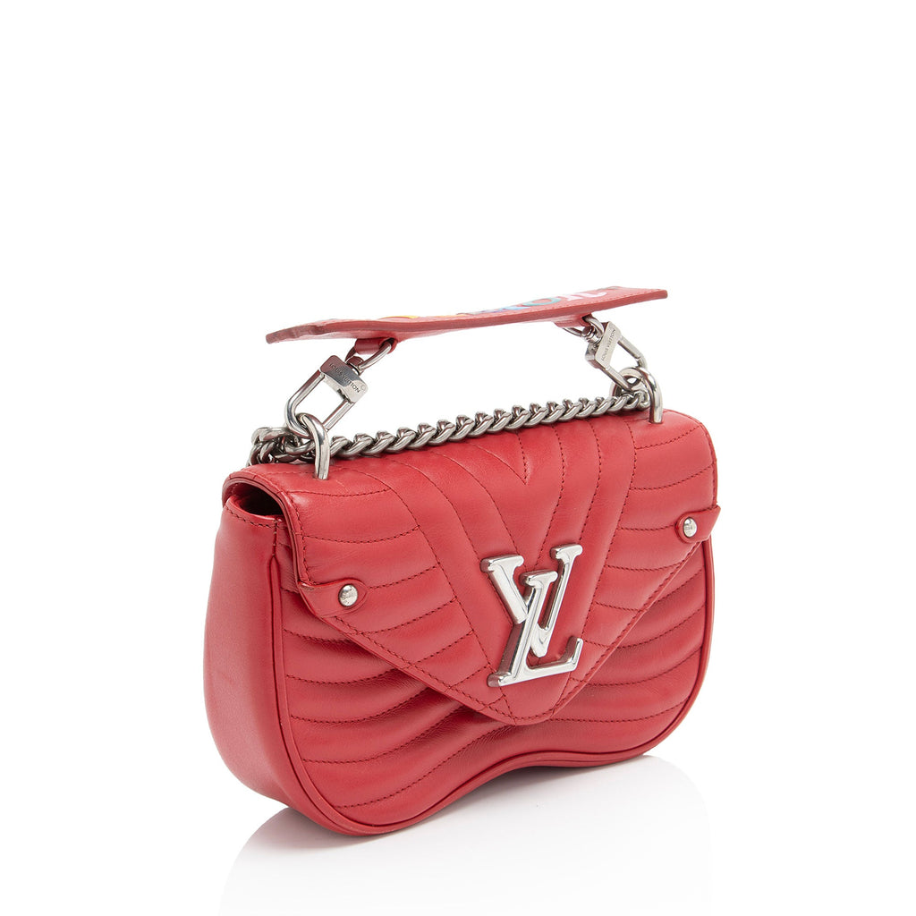 Louis Vuitton Calfskin New Wave Chain PM Shoulder Bag